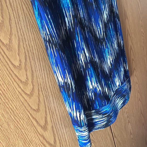 Multi color midi blue dress - Picture 2 of 5